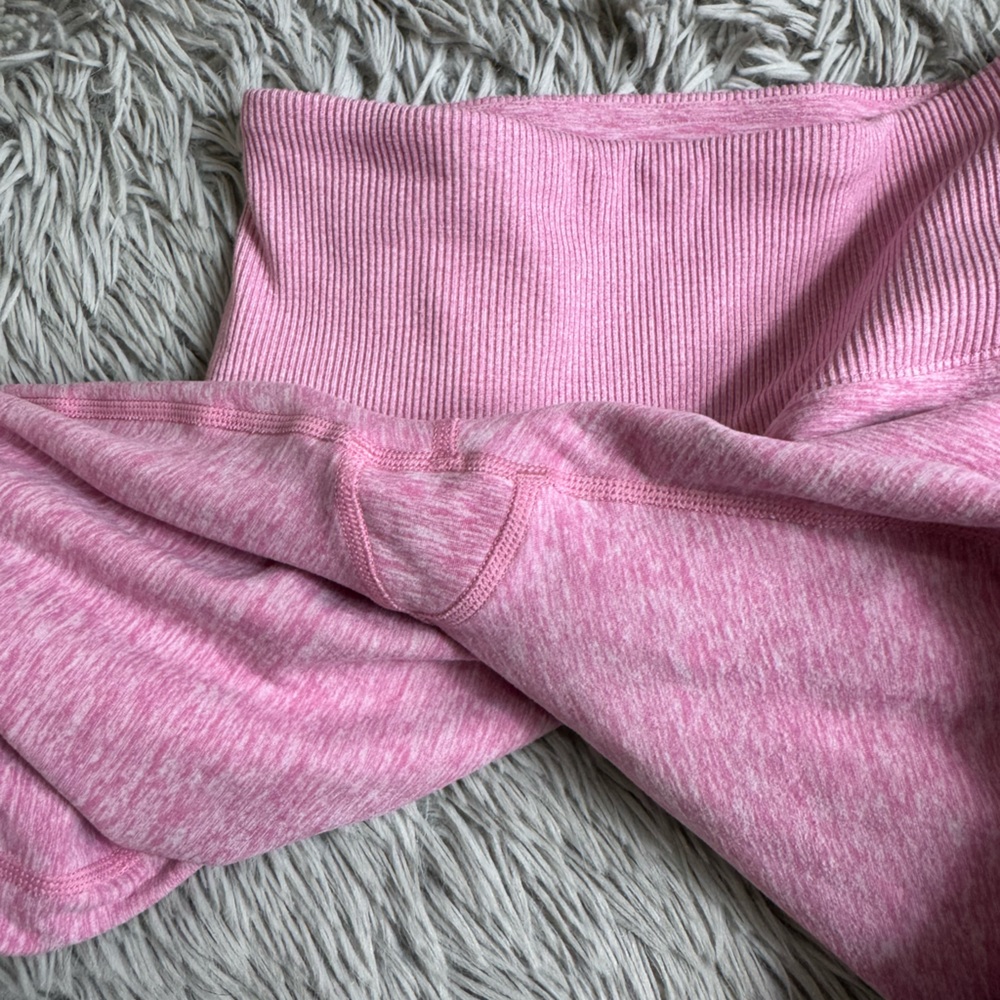 ALO yoga High Waist Alosoft Lounge Legging in Parisian Pink Heather size xxs - Picture 8 of 9